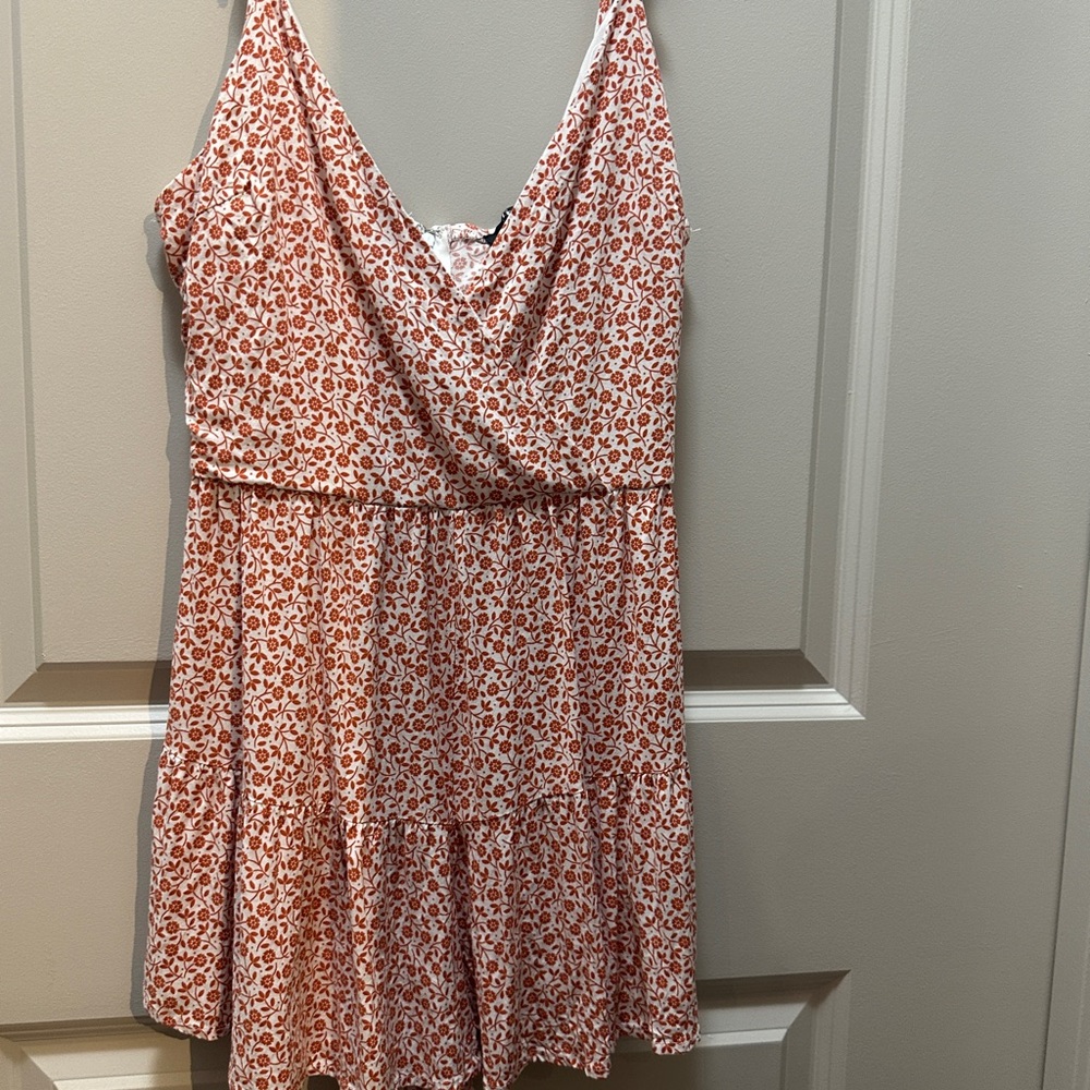 Trixxi Rust Floral Dress